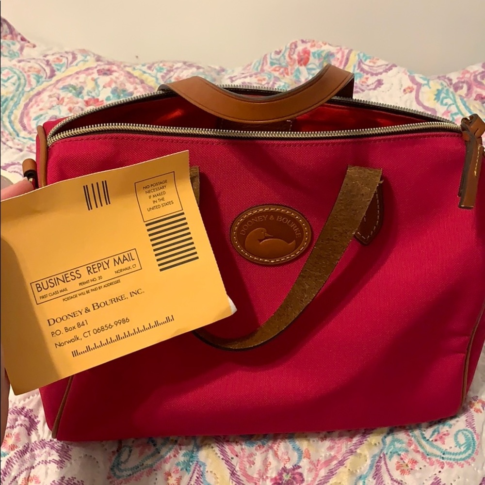 Like New Dooney & Burke Olivia Satchel - Picture 7 of 11